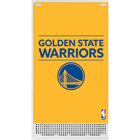 NBA Golden State Warriors Standard - Yellow Xbox Series S Console Skin